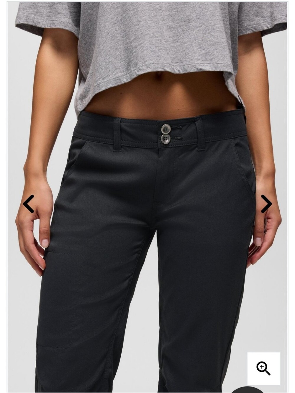 PrAna, Dark Gray, Stretch Zion, Halle Pants, Size 8 - Picture 3 of 12